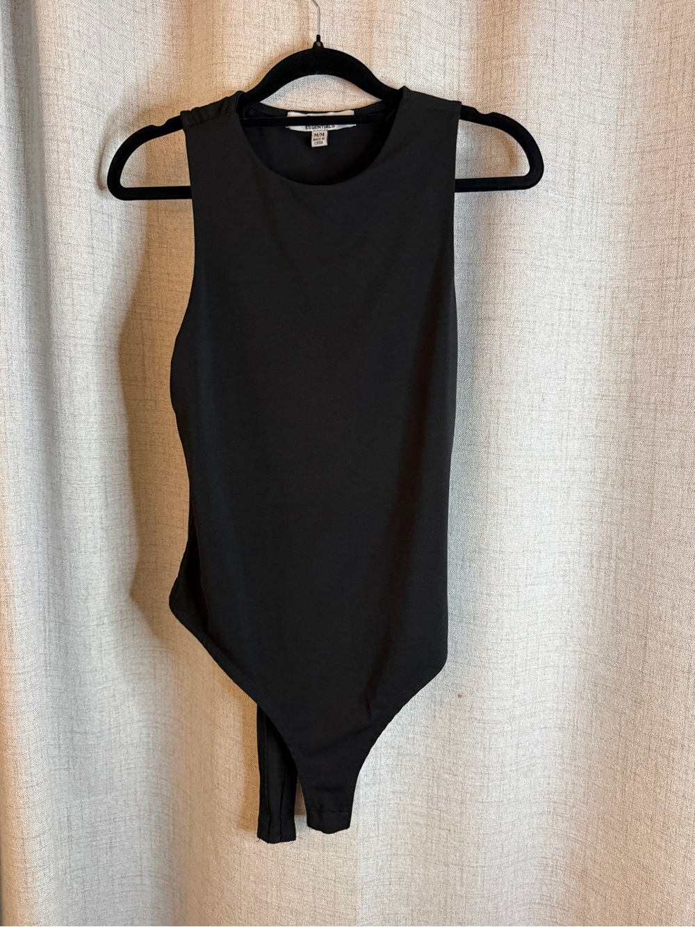 Sleeveless Black Bodysuit - Classic Women’s Tank Bodysuit